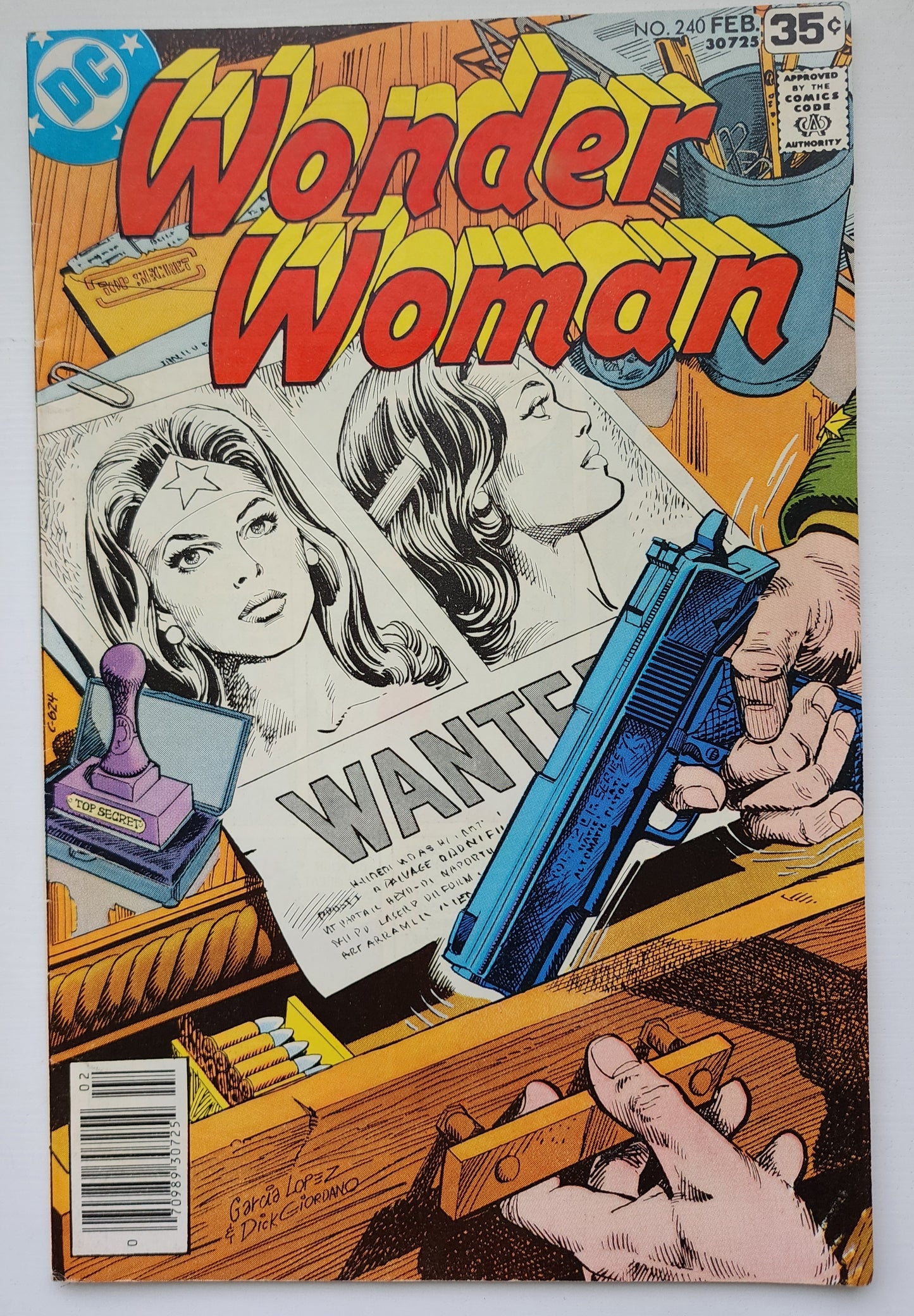 WONDER WOMAN #240 1978 NEWSSTAND Wonder Woman DC Comics