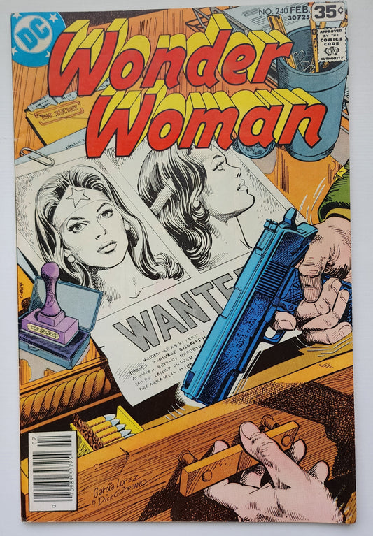 WONDER WOMAN #240 1978 NEWSSTAND Wonder Woman DC Comics
