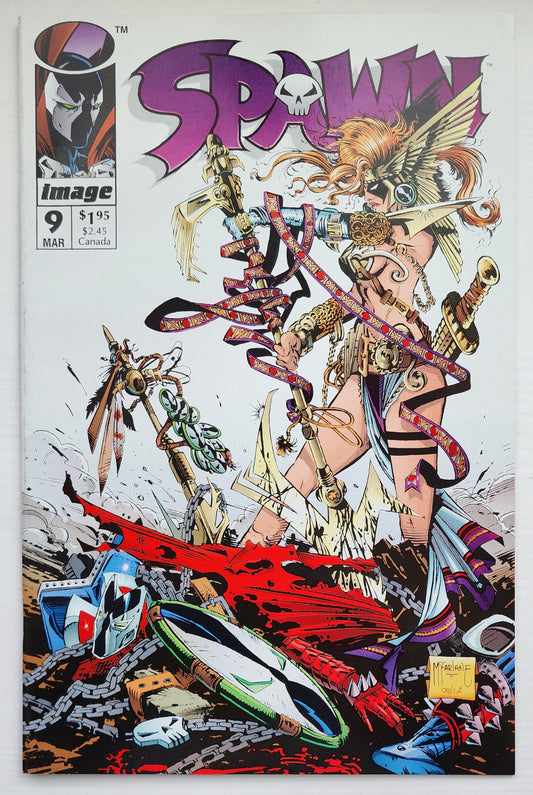 SPAWN #9 (1ST APP ANGELA & MEDIEVAL SPAWN) 1993 Spawn IMAGE COMICS