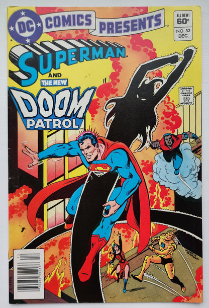 DC COMICS PRESENTS #52 SUPERMAN DOOM PATROL 1982 NEWSSTAND DC Comics Presents DC Comics