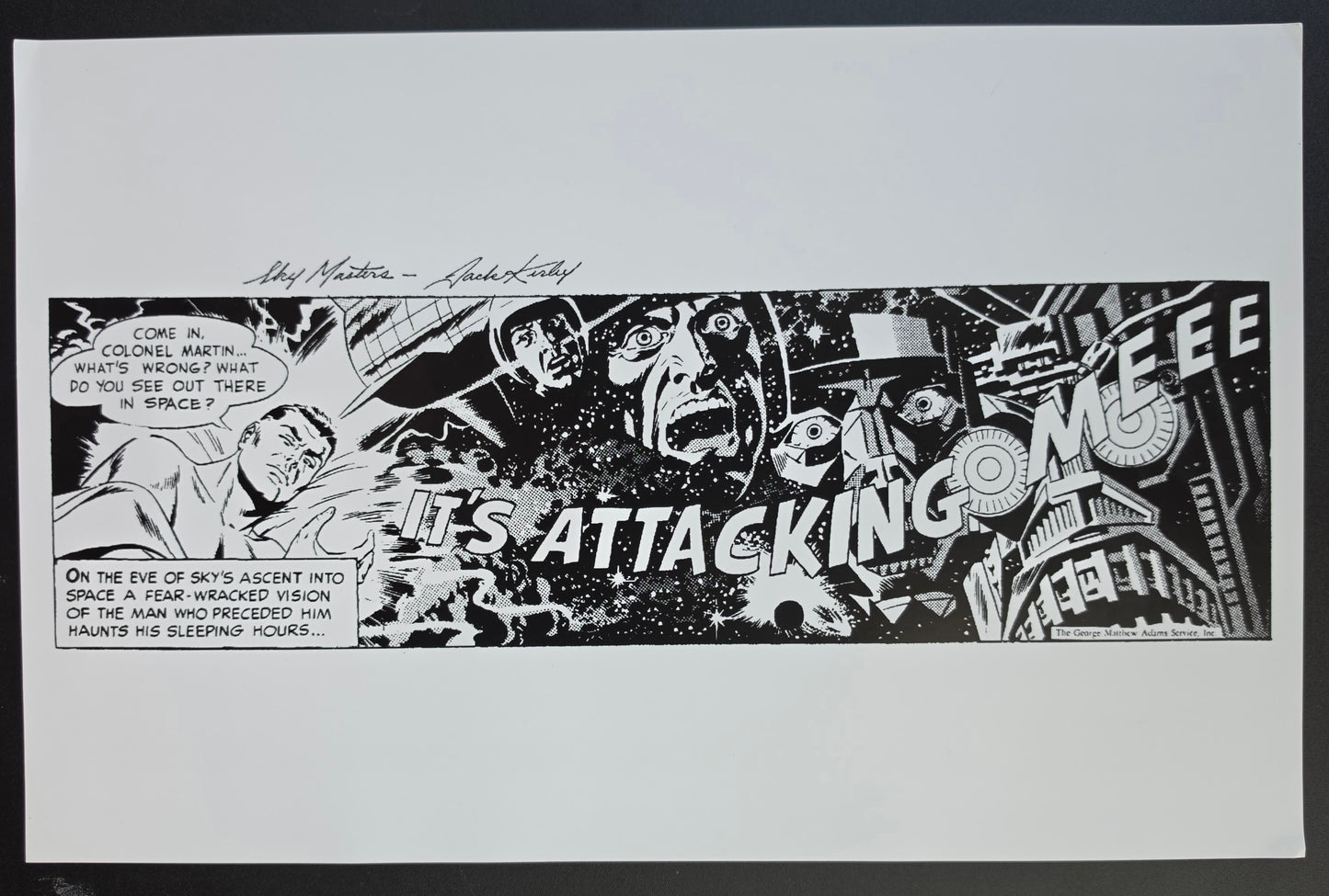 SKYMASTERS PRINT KIRBY Black Panther MARVEL