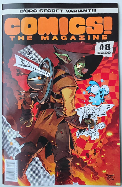 10/07/2026 COMICS THE MAGAZINE #8 DORC SECRET VARIANT