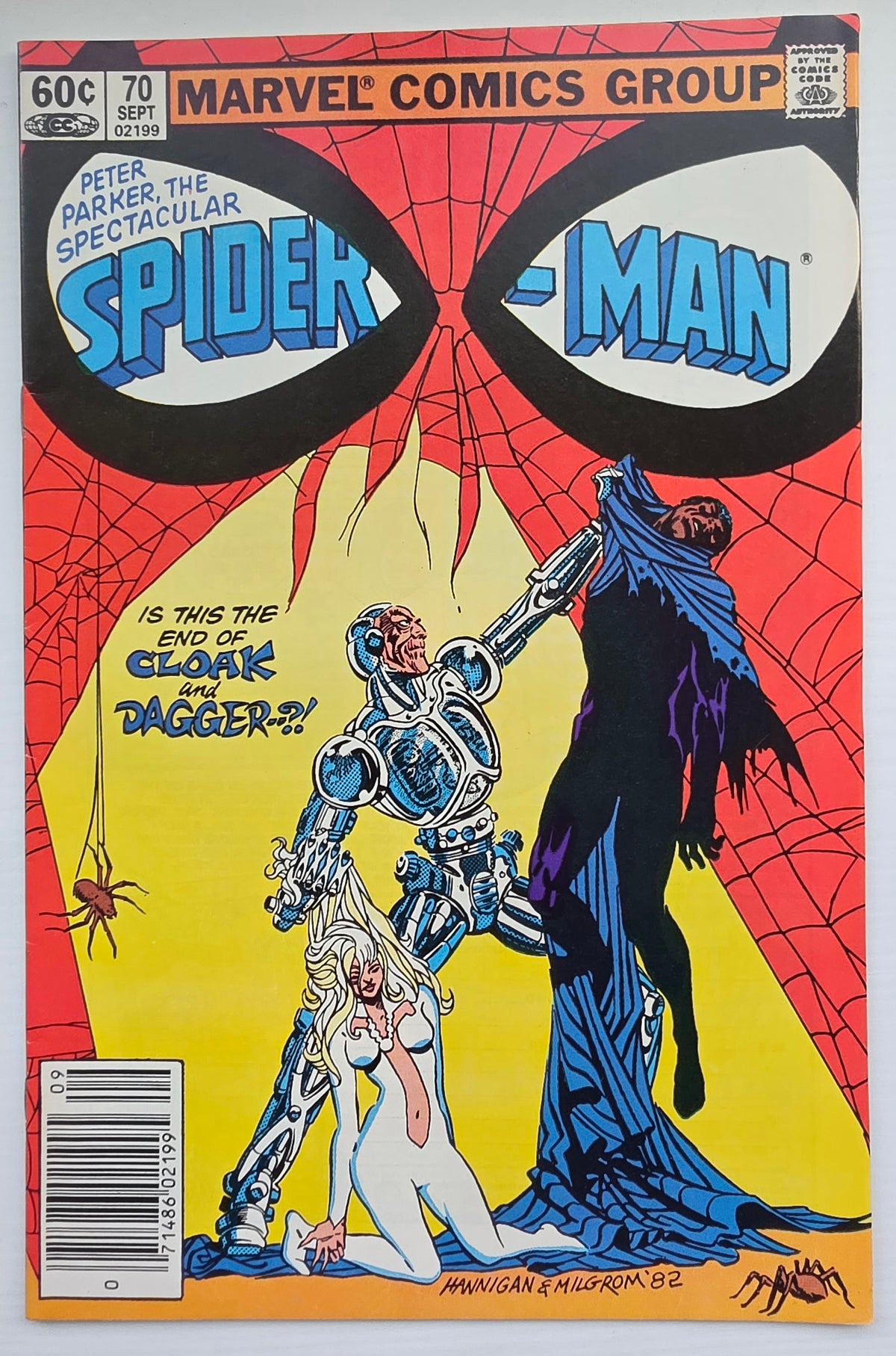 PETER PARKER SPECTACULAR SPIDER-MAN #70 1982 NEWSSTAND Spider-Man MARVEL COMICS