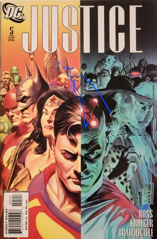 JUSTICE #5 2006 ALEX ROSS 3RD PRINT Justice League of America DC COMCS