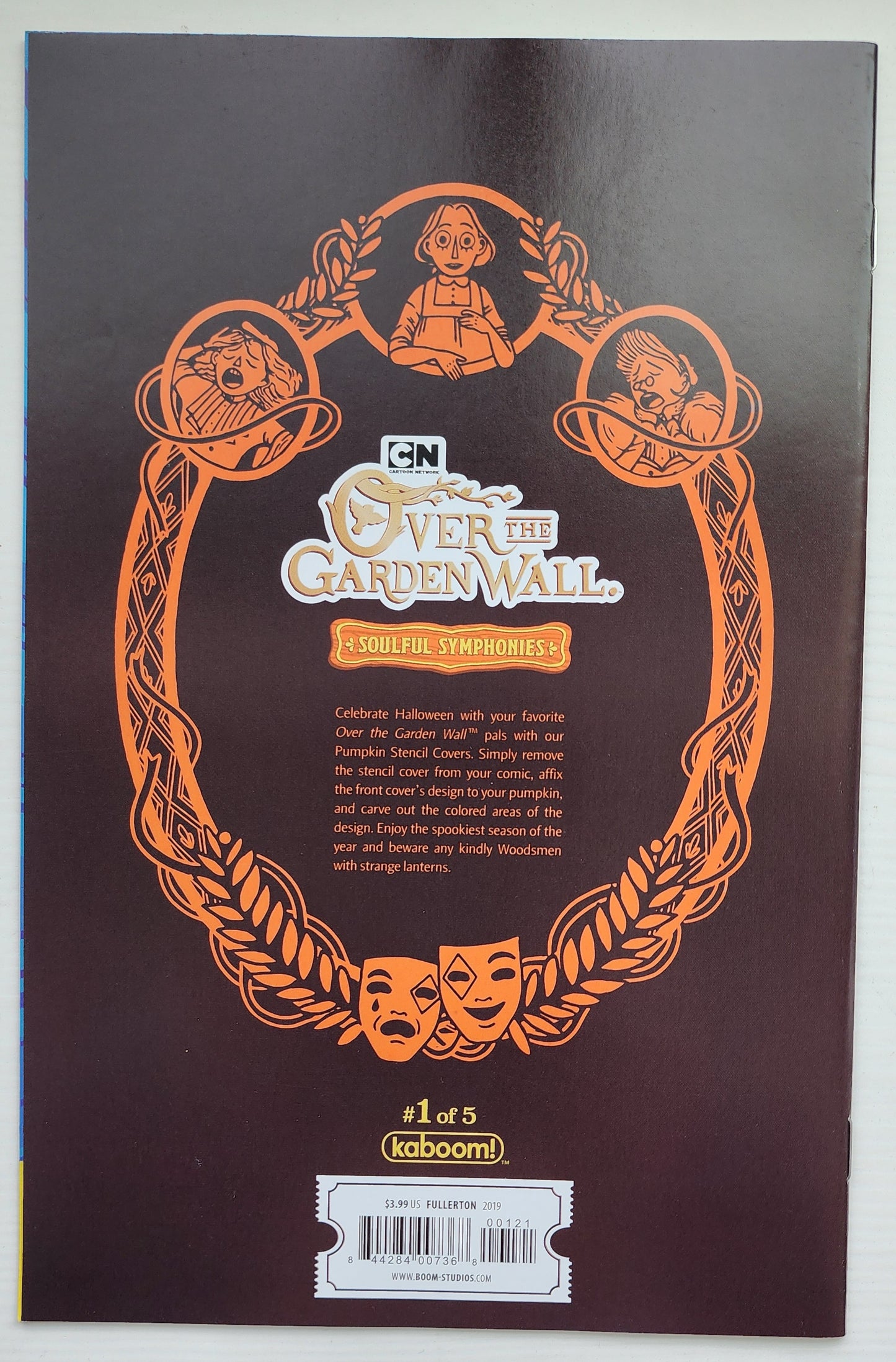OVER GARDEN WALL SOULFUL SYMPHONIES #1 (OF 5) PREORDER PENA VARIANT 2019 [P02] Over the Garden Wall BOOM! STUDIOS
