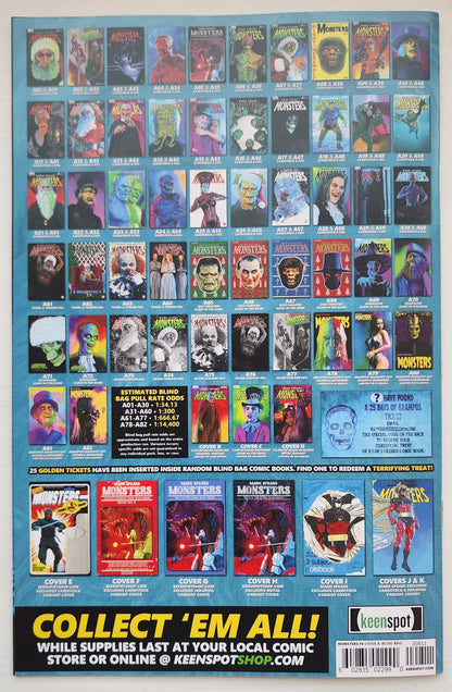 MARK SPEARS MONSTERS #8 BLIND BAG VARIANT A70 DEADGLOW GLOW IN THE DARK Universal Monsters KEENSPOT ENTERTAINMENT