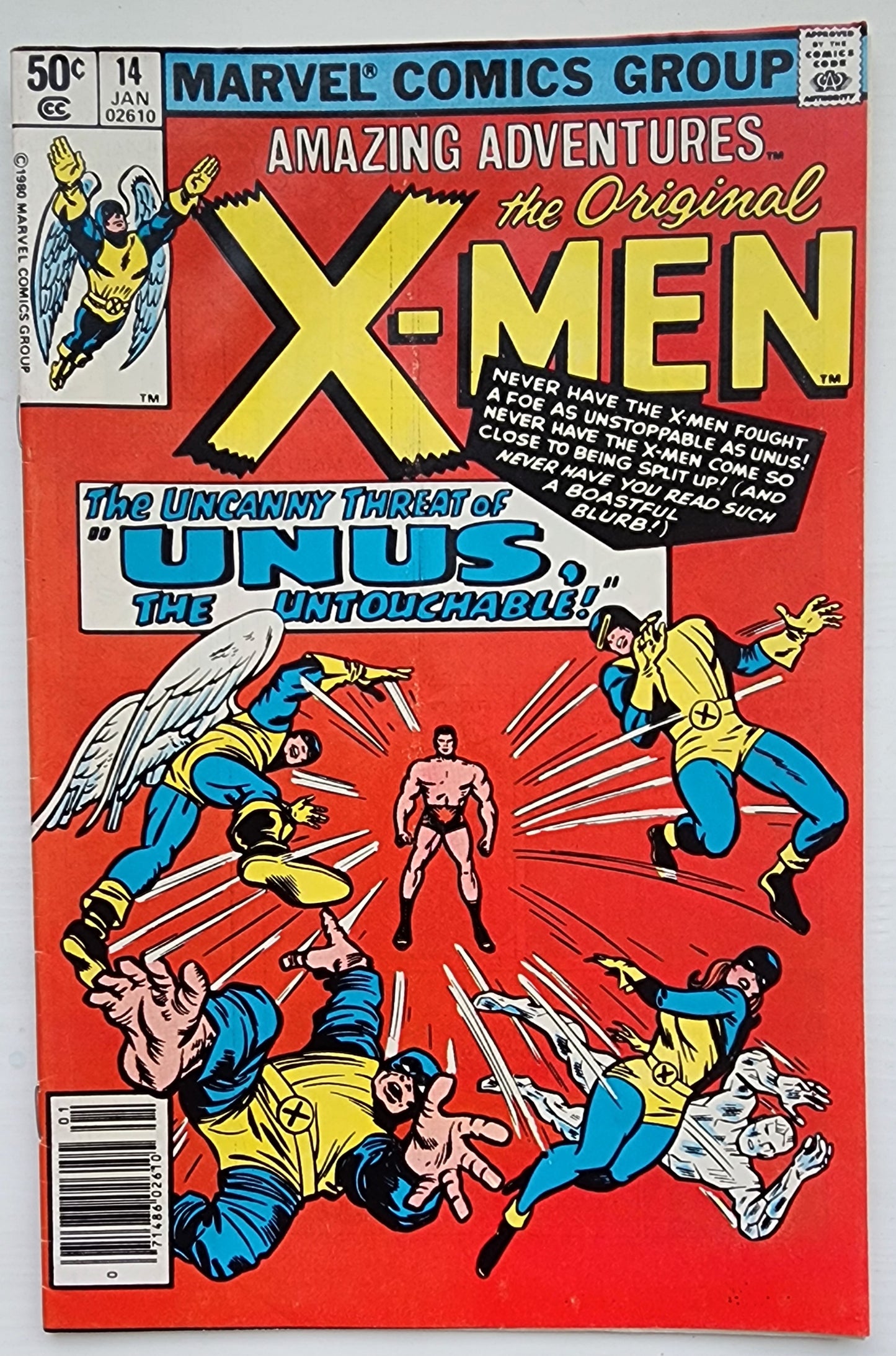 AMAZING ADVENTURES FEATURING X-MEN #14 NEWSSTAND 1981 Amazing Adventures MARVEL COMICS