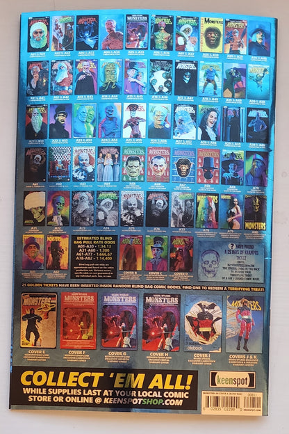 MARK SPEARS MONSTERS #8 BLIND BAG VARIANT A73 SILVER SCREAMS FOIL Universal Monsters KEENSPOT ENTERTAINMENT