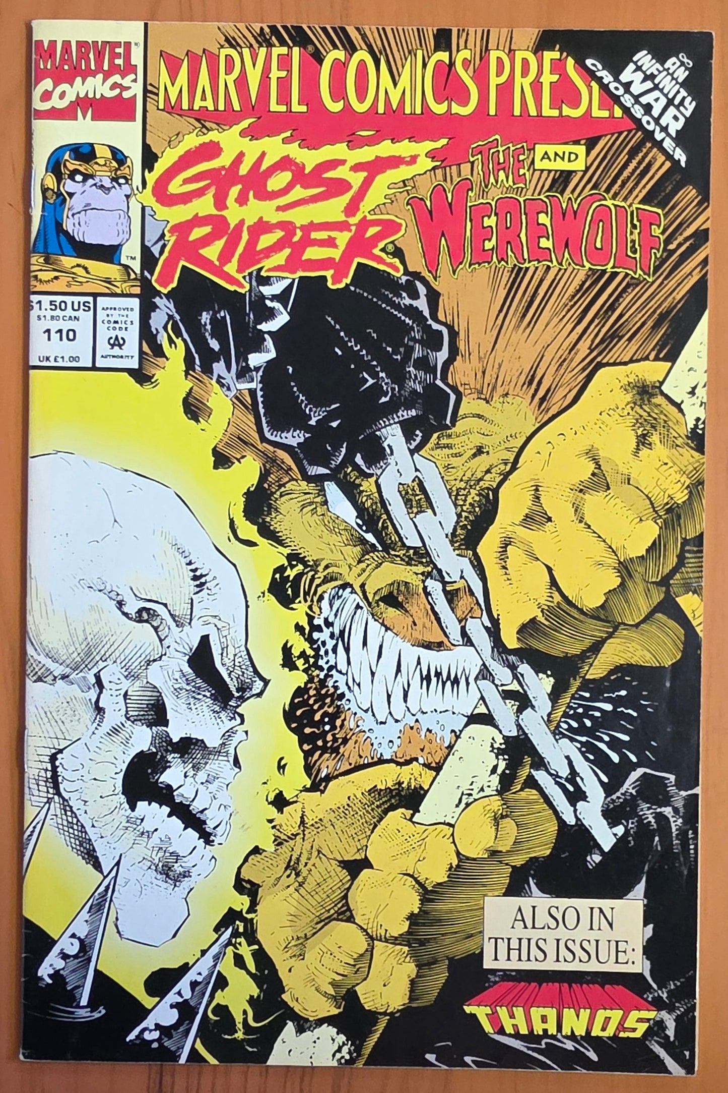MARVEL COMICS PRESENTS #110 1992 SAM KIETH STEVE LIGHTLE [J03] Marvel Comics Presents MARVEL COMICS