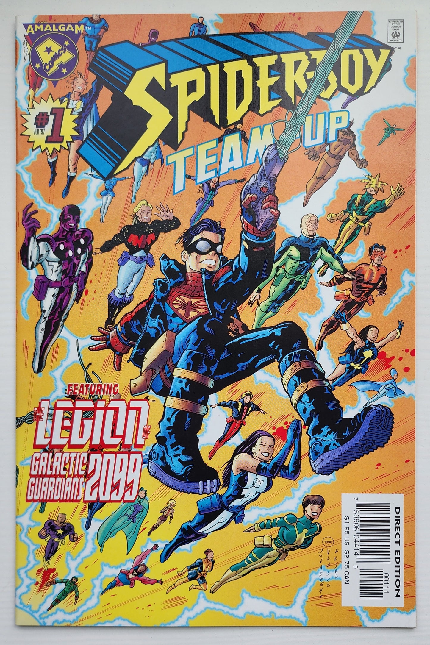 SPIDER-BOY TEAM UP #1 FEATURING LEGION GALACTIC GUARDIANS 2099 1996 MARVEL COMCS