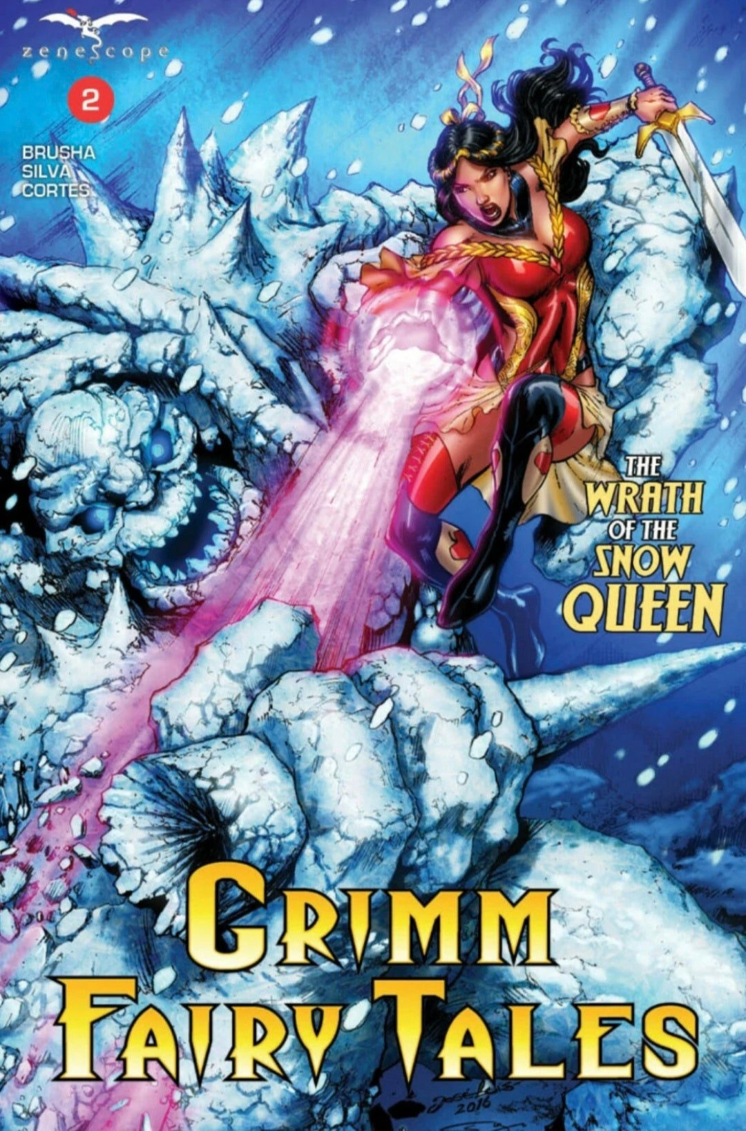 GRIMM FAIRY TALES #2 B VARIANT 2017 Grimm Fairy Tales ZENESCOPE ENTERTAINMENT INC