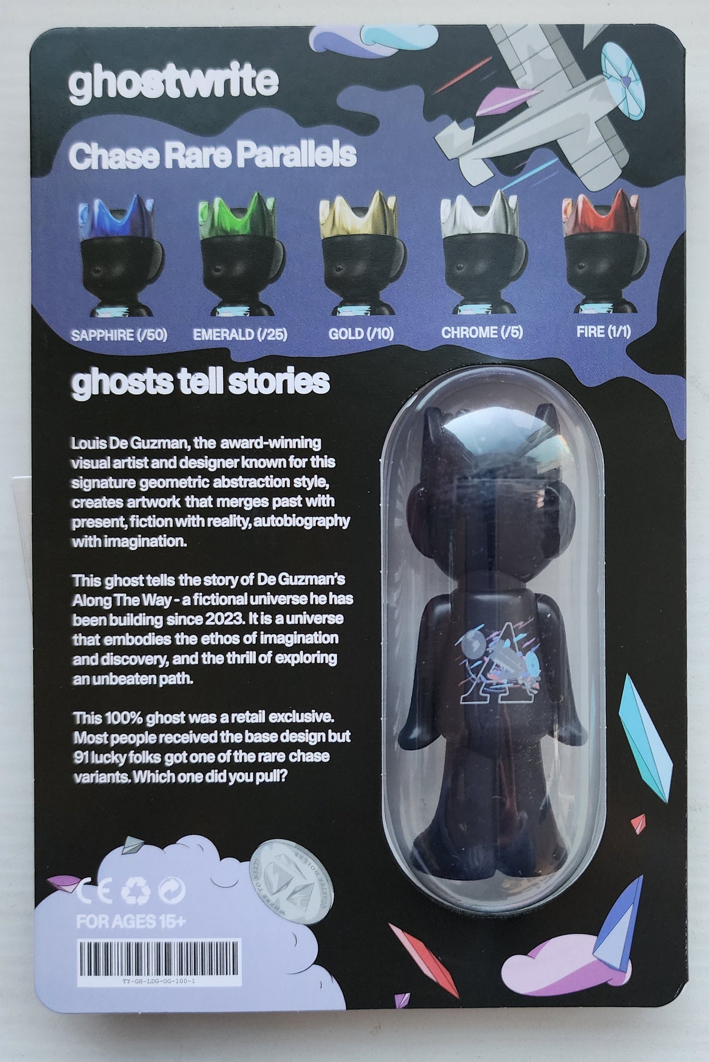 GHOSTWRITE ALONG THE WAY 100% SIGNED LOUIS DE GUZMAN DESIGNERCON EXCLUSIVE BLIND BAG 2025 GHOSTWRITE