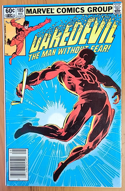 DAREDEVIL #185 1982 [J01] NEWSSTAND Daredevil MARVEL COMICS