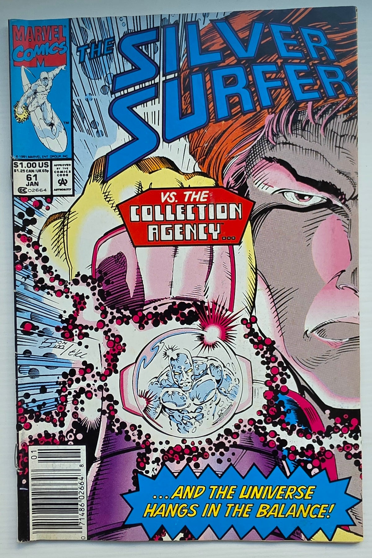 SILVER SURFER #61 1992 NEWSSTAND Silver Surfer MARVEL COMICS