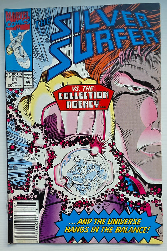 SILVER SURFER #61 1992 NEWSSTAND Silver Surfer MARVEL COMICS