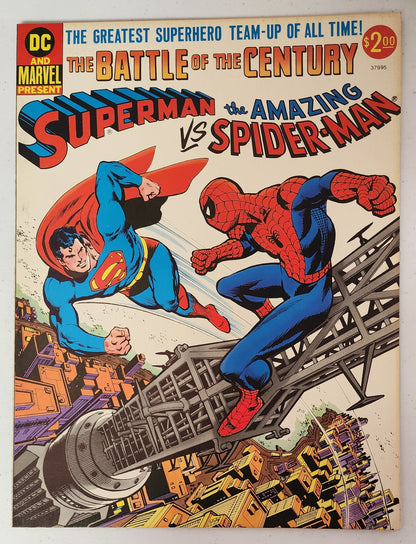 SUPERMAN VS AMAZING SPIDER-MAN TREASURY SIZE 1976 Justice League of America DC COMICS