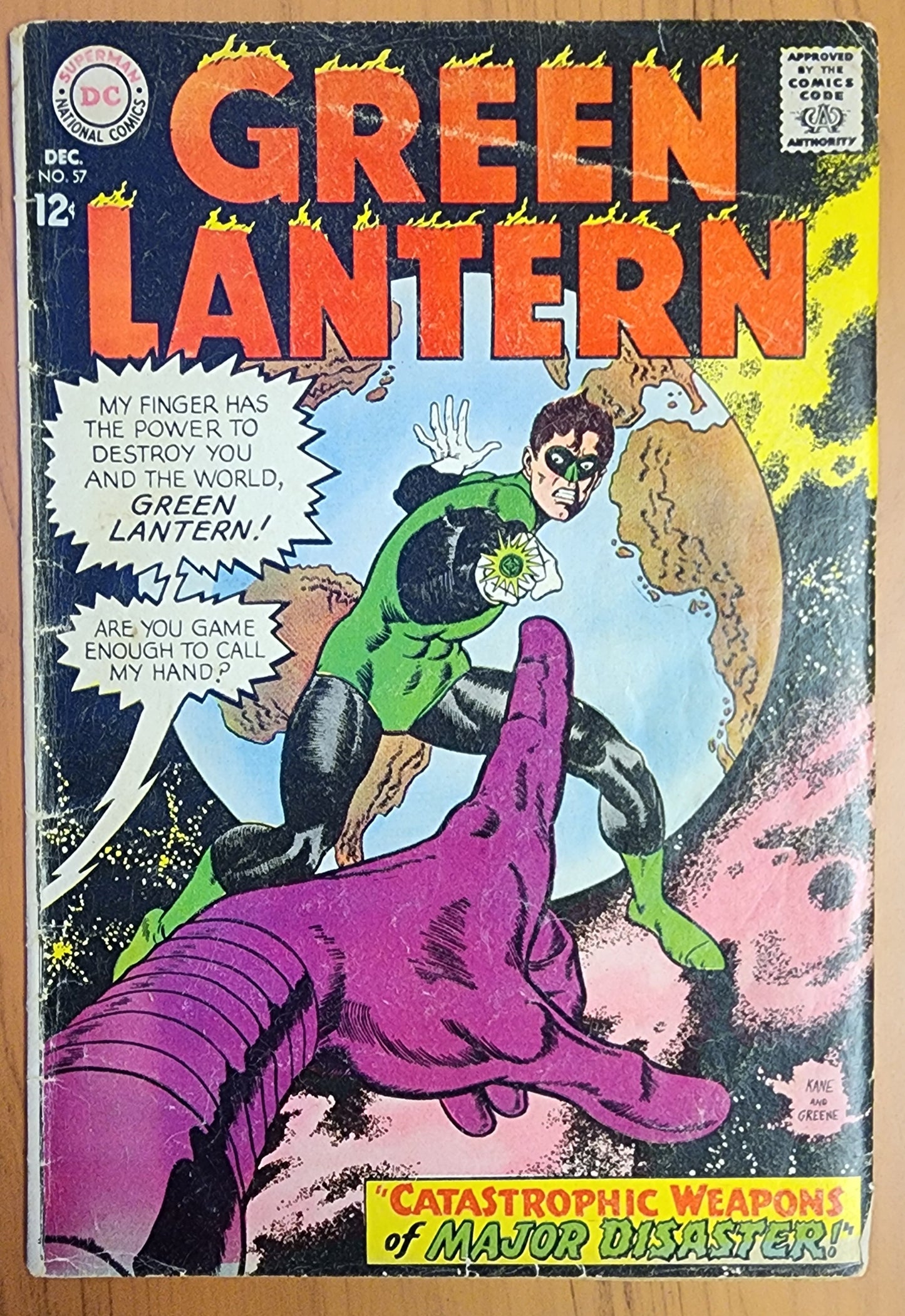GREEN LANTERN #57 1967 Green Lantern DC COMICS