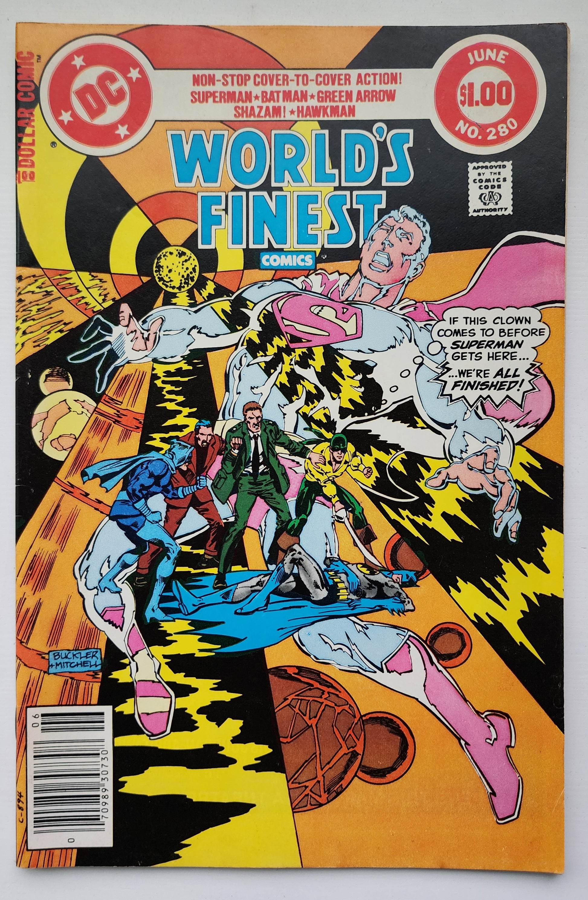 WORLDS FINEST #280 1982 NEWSSTAND Worlds Finest DC Comics