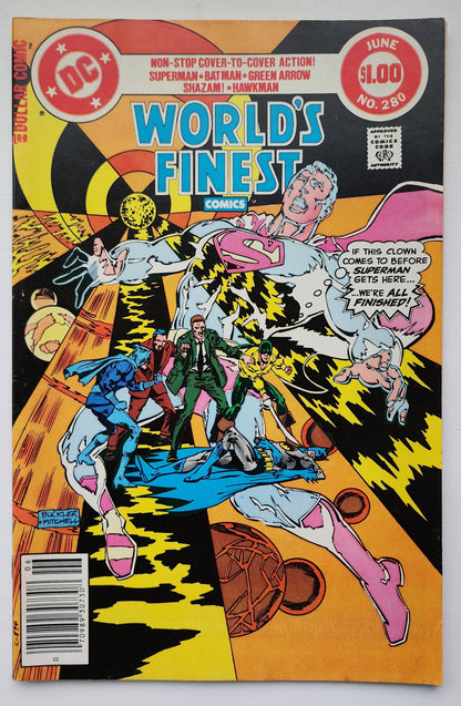 WORLDS FINEST #280 1982 NEWSSTAND Worlds Finest DC Comics