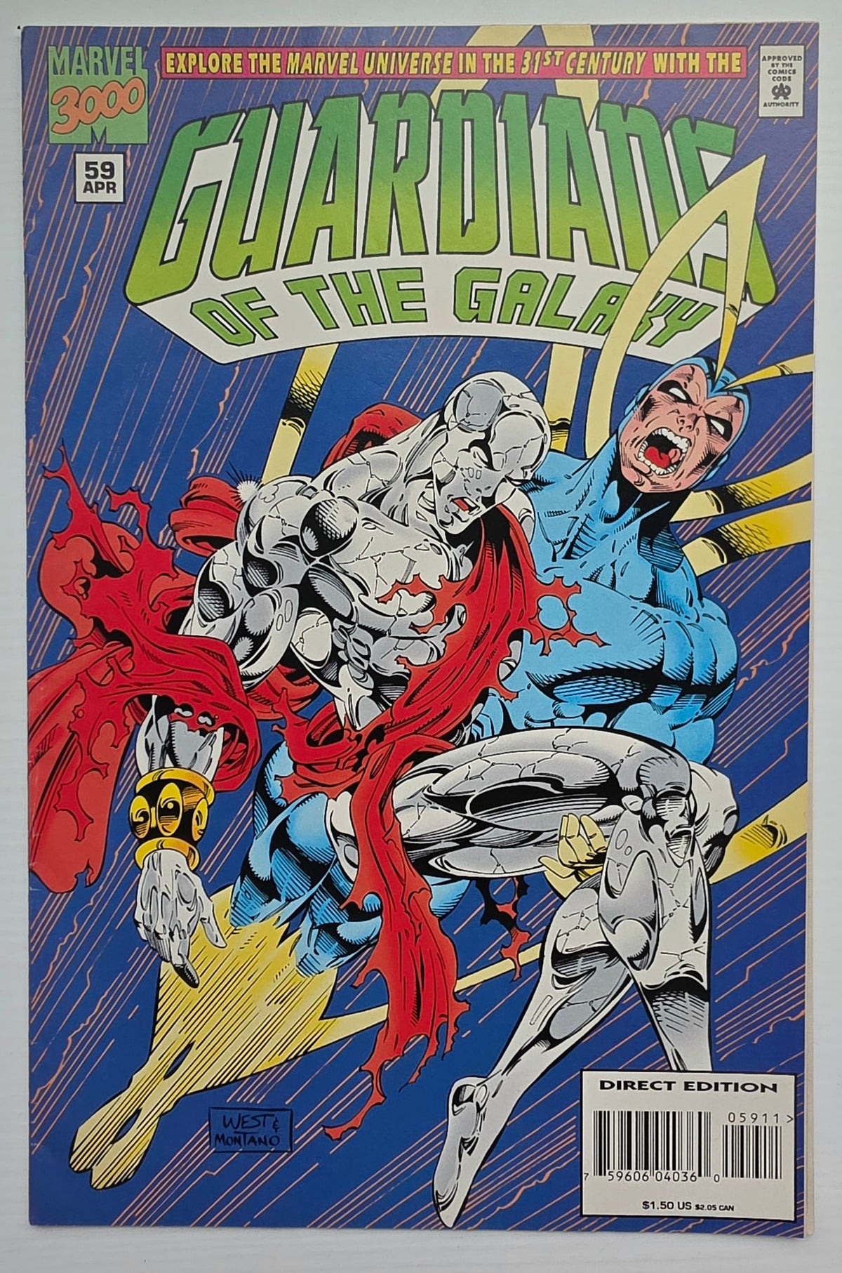Guardians of the Galaxy #59 1995 Captain America MARVEL COMICS