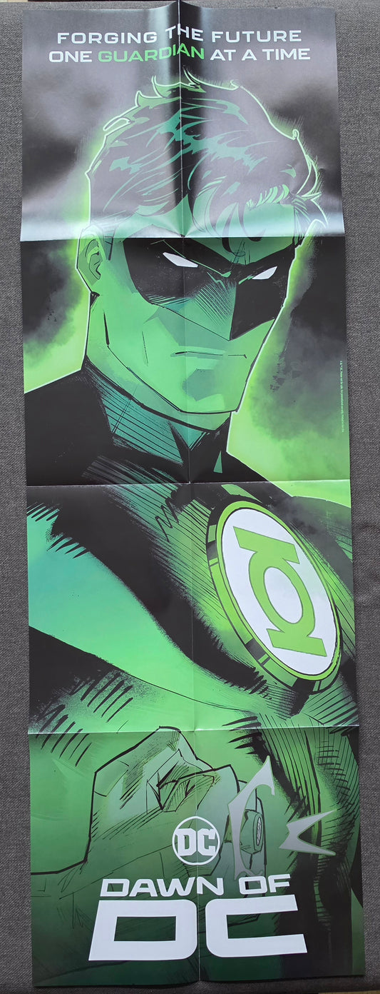 DAWN OF DC GREEN LANTERN FOLDED PROMOTIONAL POSTER Green Lantern DC COMICS