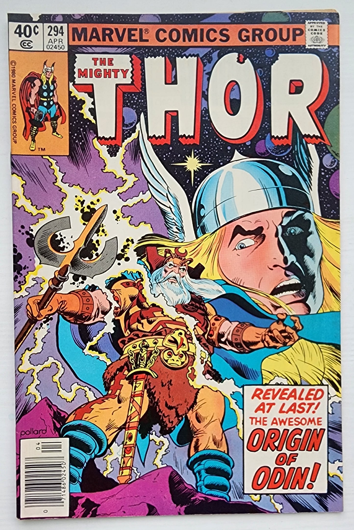 THOR #294 NEWSSTAND 1980 Thor MARVEL COMICS