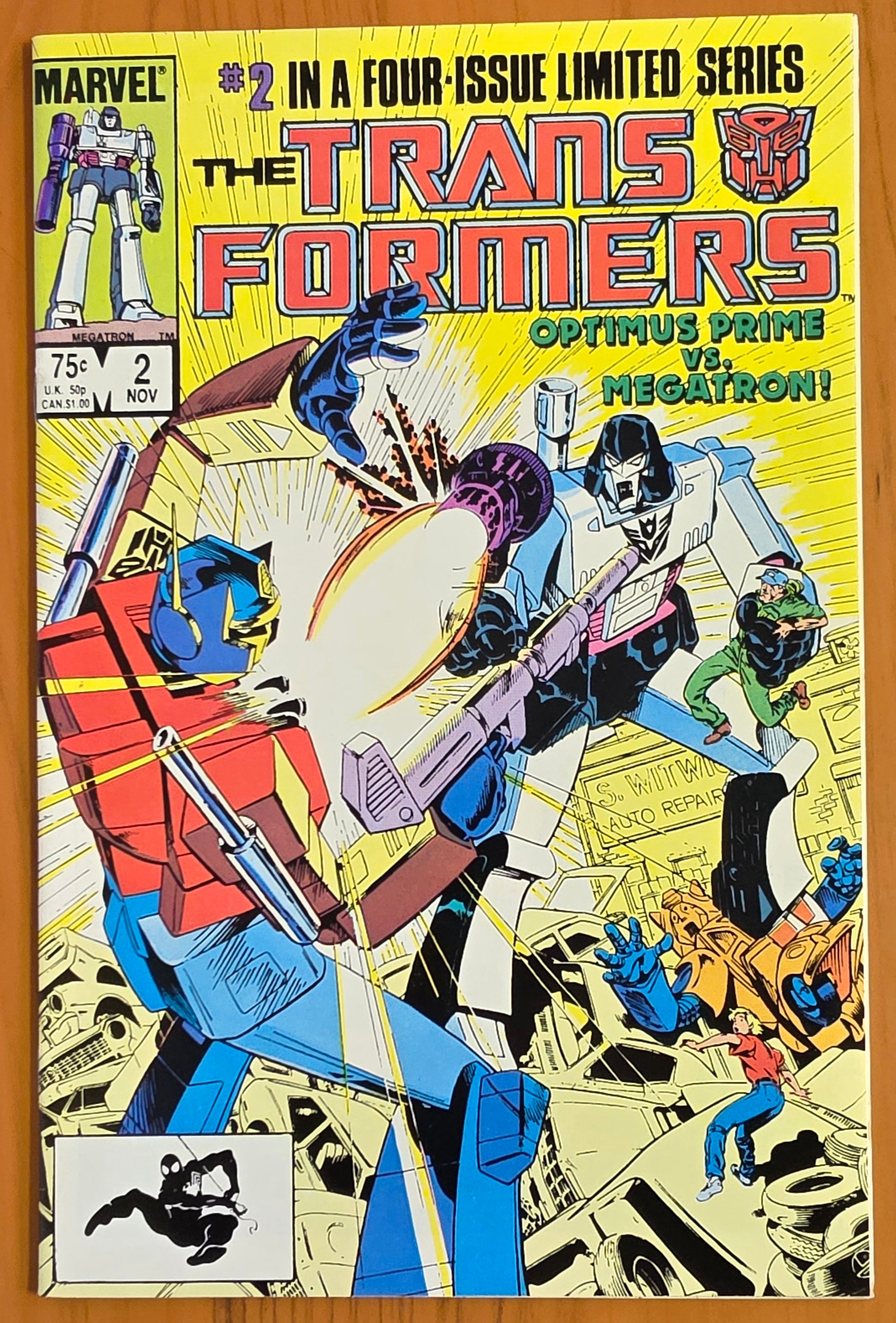 TRANSFORMERS #2 1984 [J02] Transformers MARVEL COMICS
