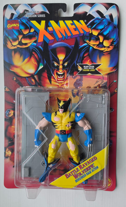 TOY BIZ BATTLE RAVAGED WOLVERINE Spider-Man Toy Biz