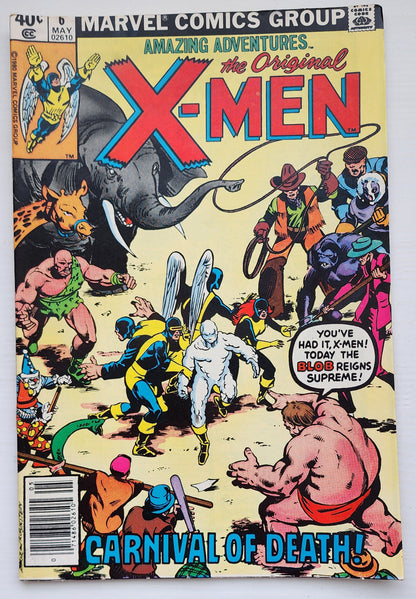 AMAZING ADVENTURES FEATURING X-MEN #6 NEWSSTAND 1980 Amazing Adventures MARVEL COMICS
