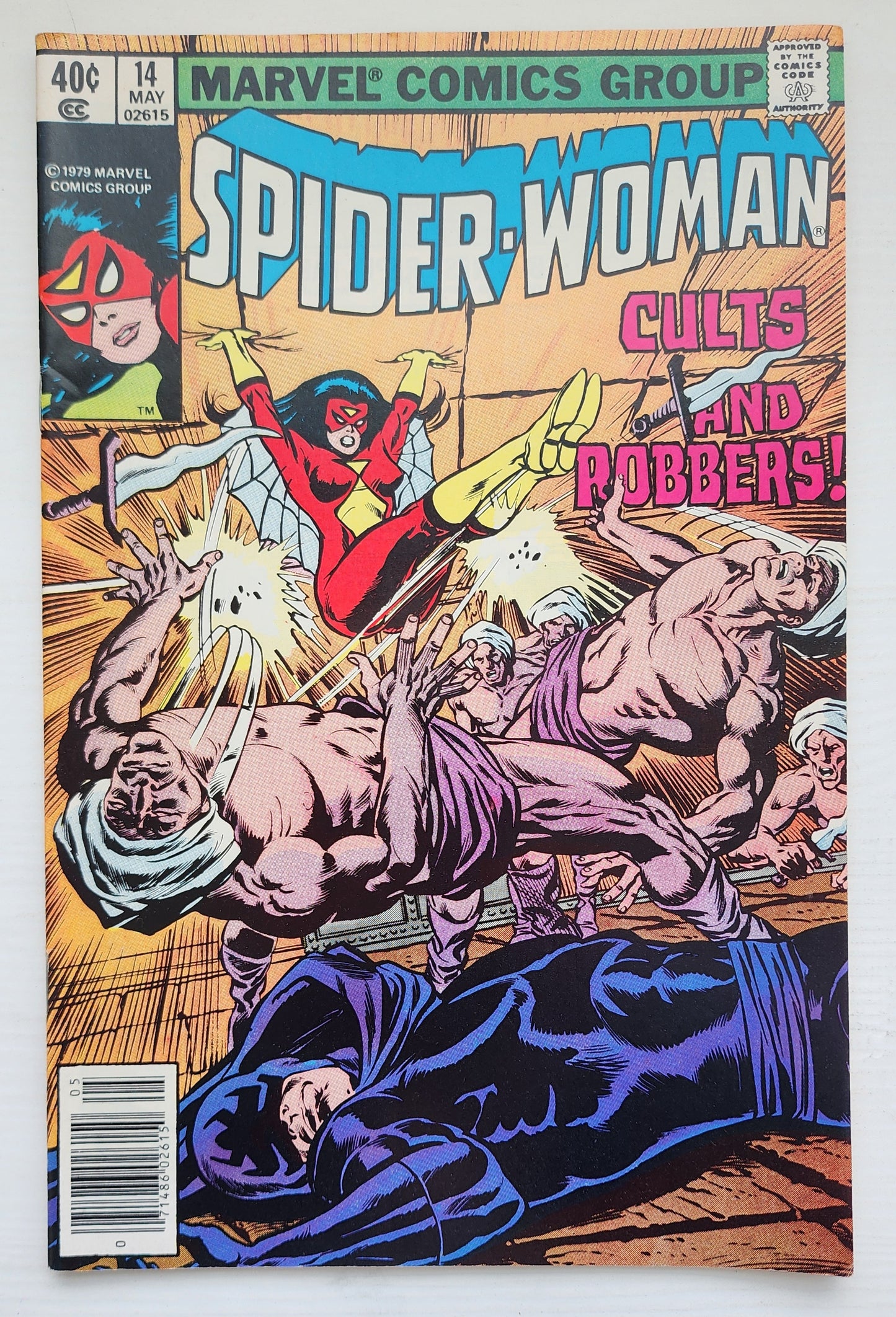 SPIDER-WOMAN #14 NEWSSTAND 1979 Spider-Woman MARVEL COMICS