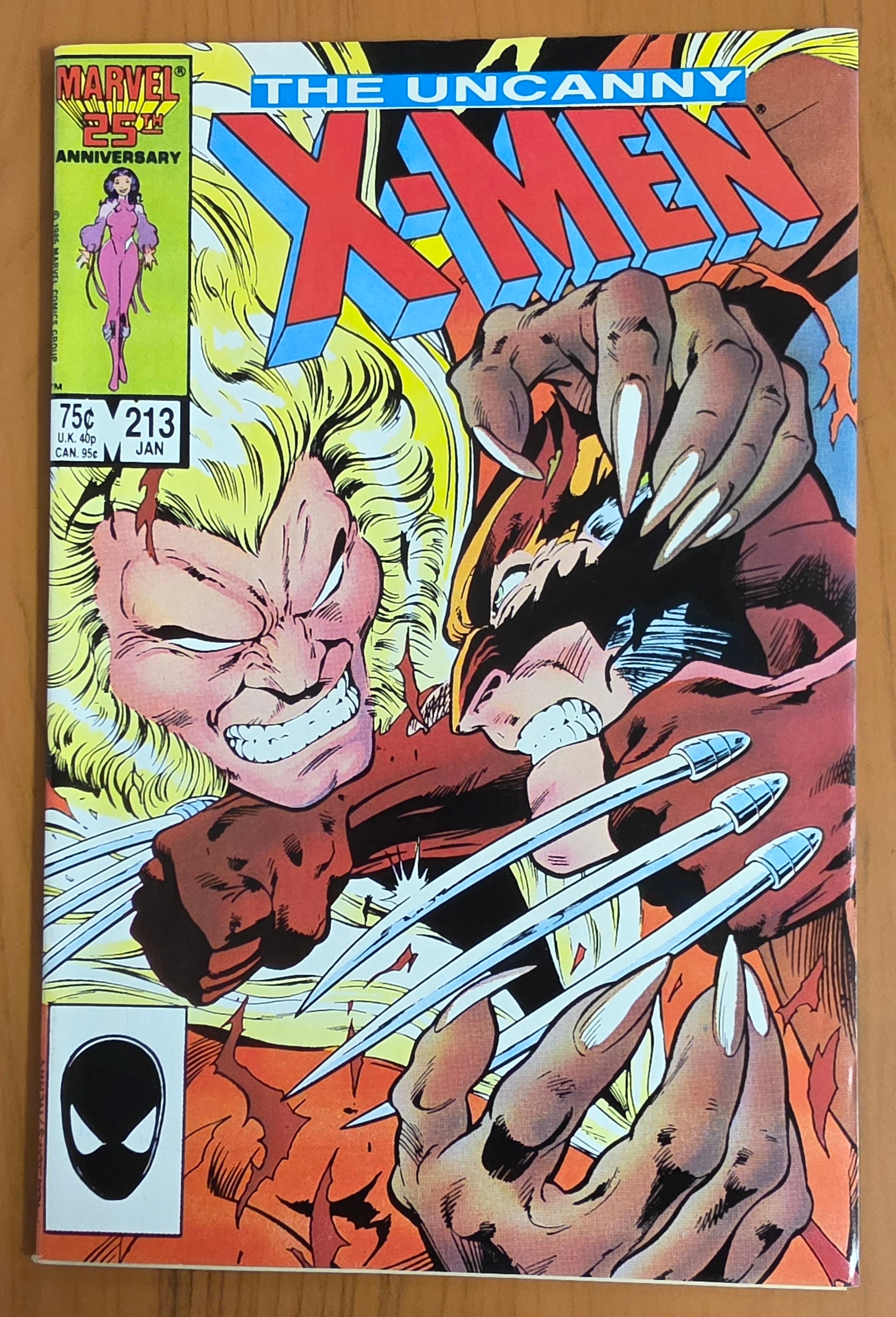UNCANNY X-MEN #213 (CAMEO MR SINISTER. PSYLOCKE JOINS X-MEN) 1986 [J03] X-Men MARVEL COMICS