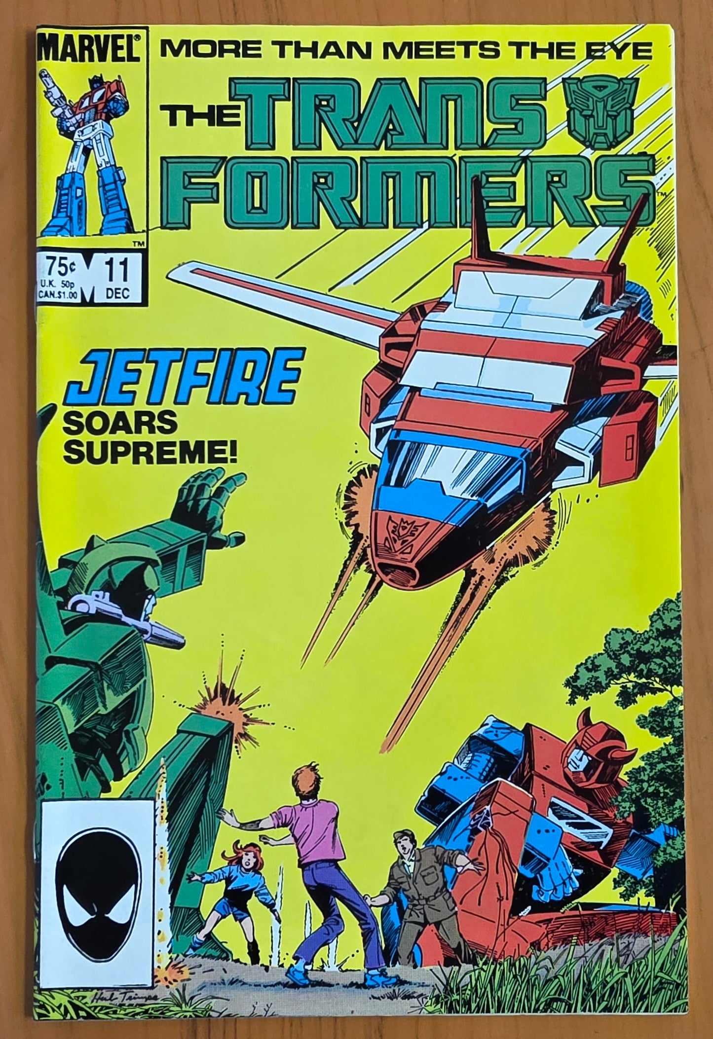 TRANSFORMERS #11 1985 Transformers MARVEL COMICS