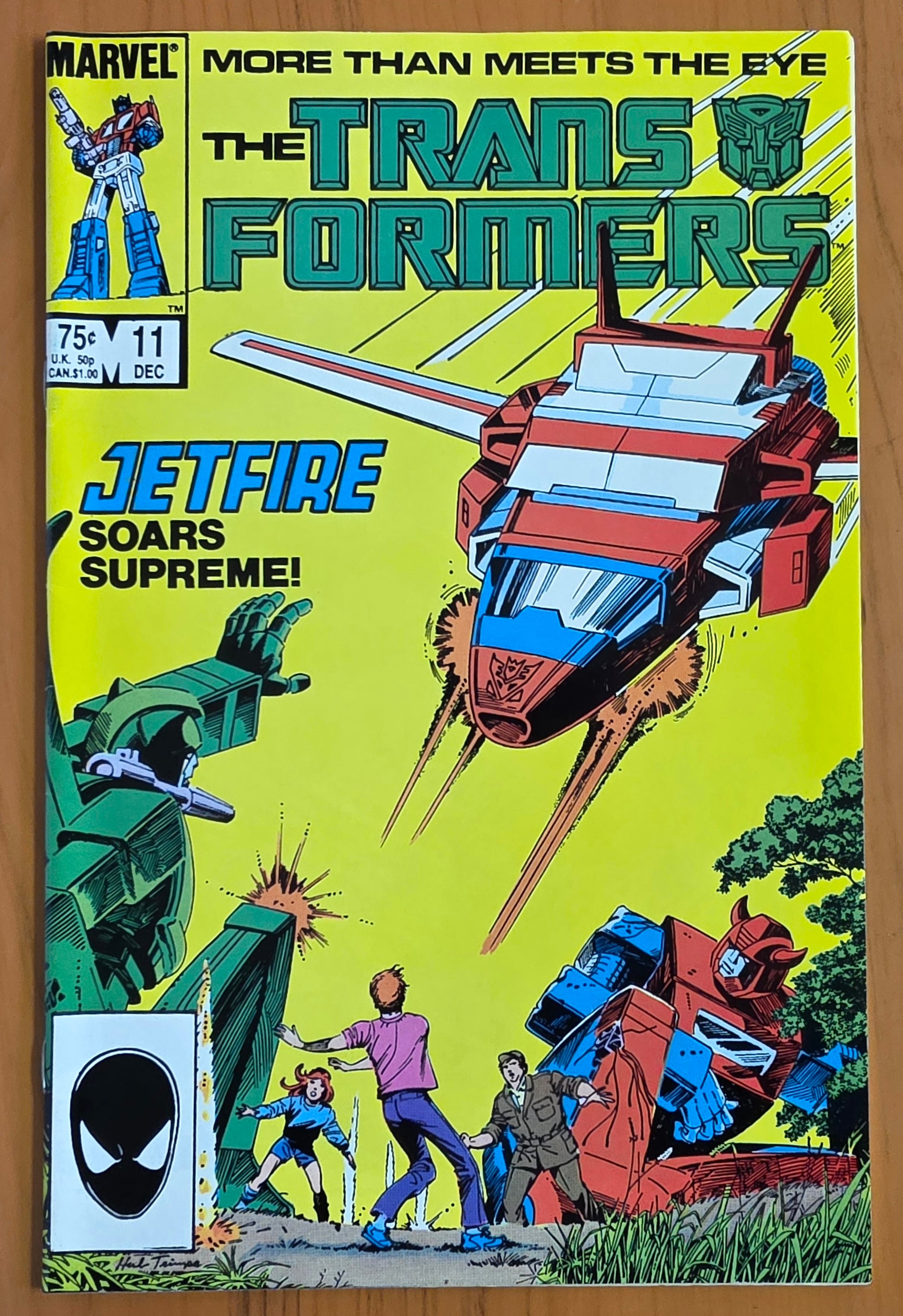 TRANSFORMERS #11 1985 Transformers MARVEL COMICS
