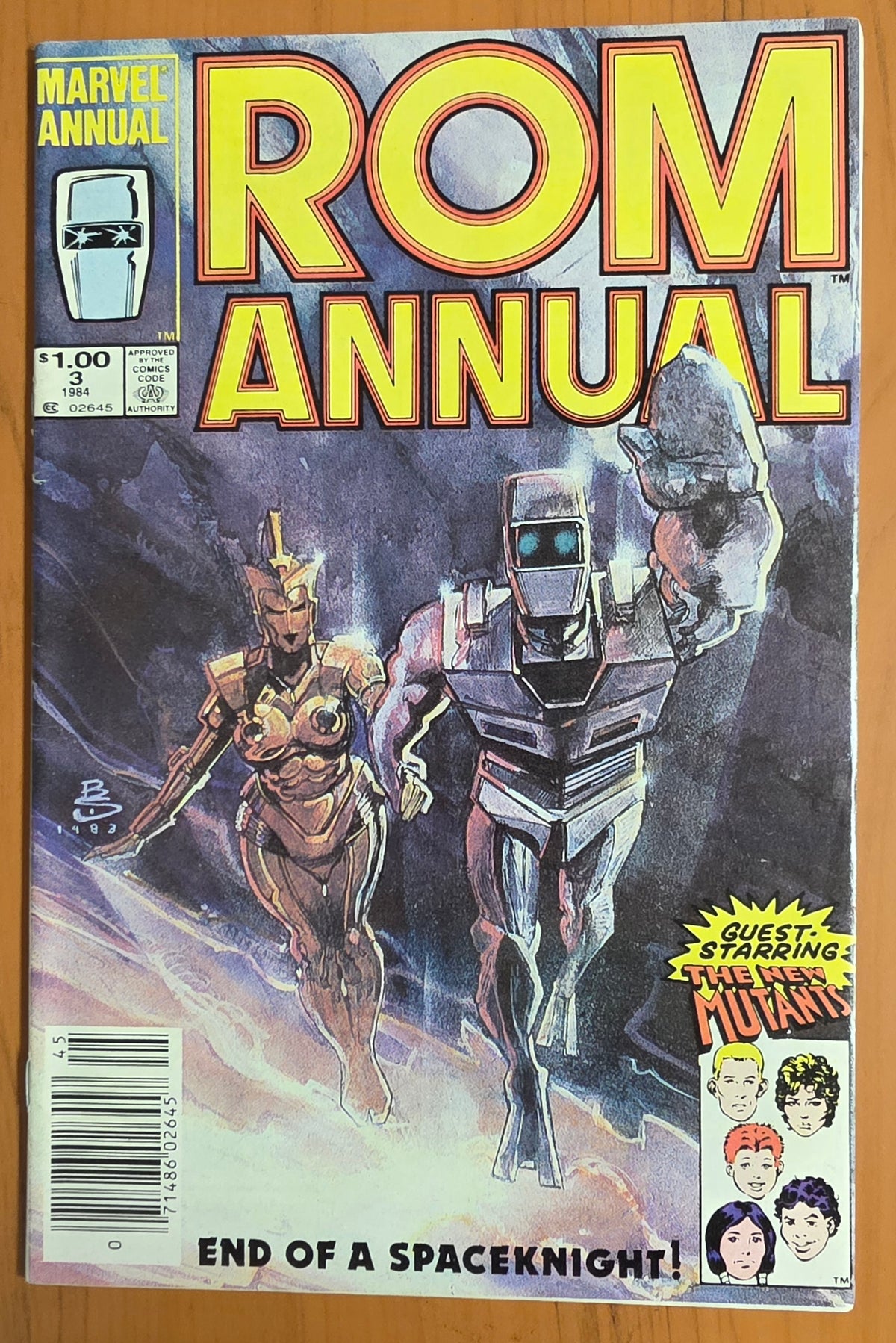 ROM ANNUAL #3 1984 [J02] NEWSSTAND ROM MARVEL COMICS