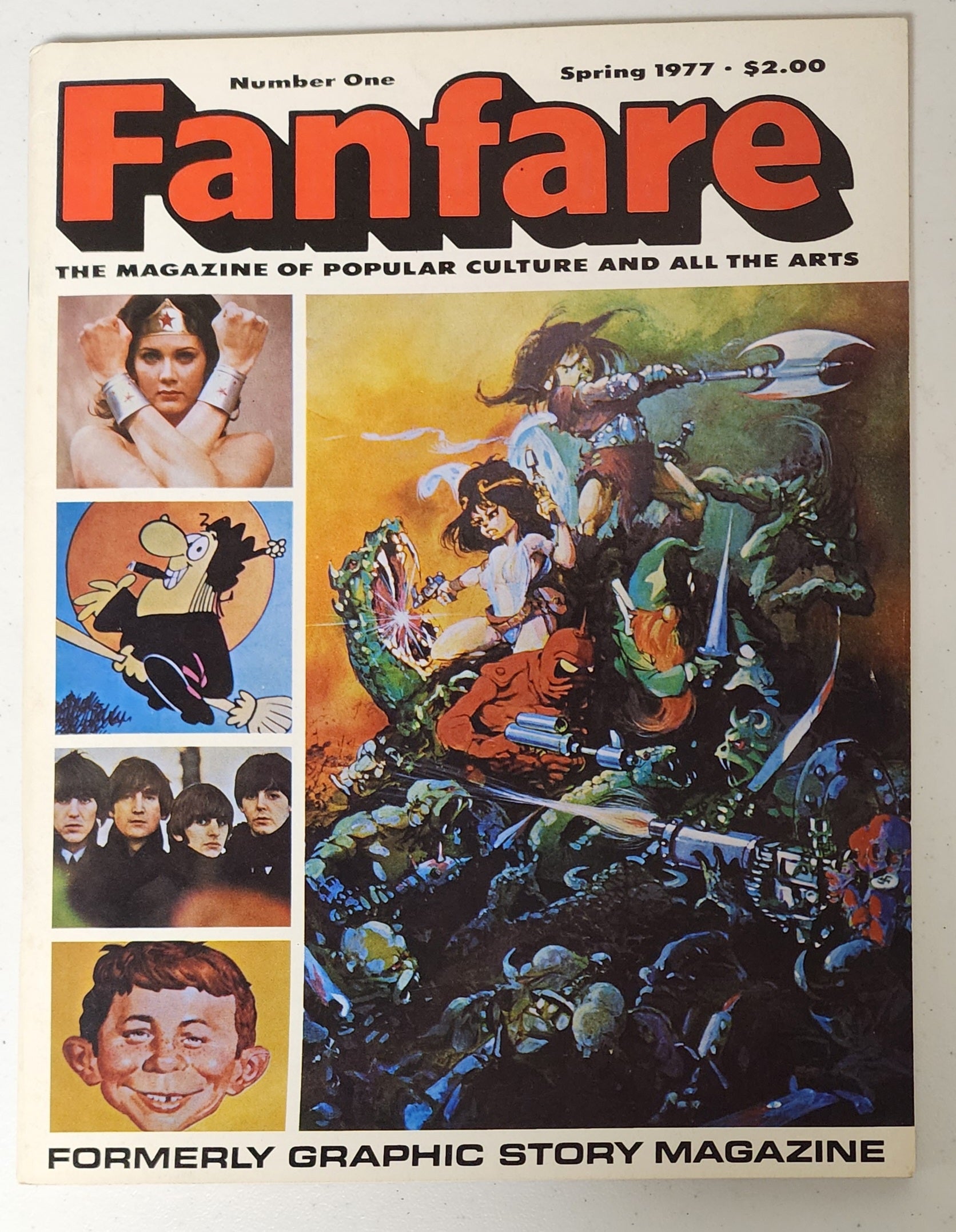 FANFARE MAGAZINE #1 SPRING LINDA CARTER 1977 FANFARE