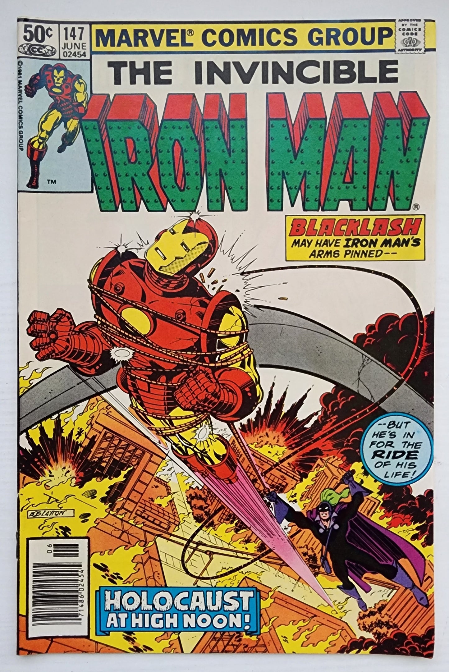 IRON MAN #147 NEWSSTAND 1981 [P02] Iron Man MARVEL COMICS