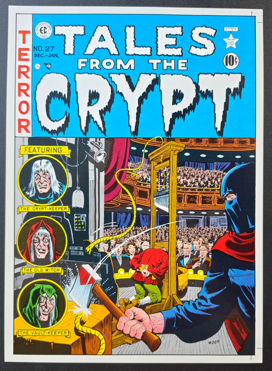 EC COMICS TALES FROM THE CRYPT #27 1979 POSTER PRINT 13"x9" EC Comics EC Comics