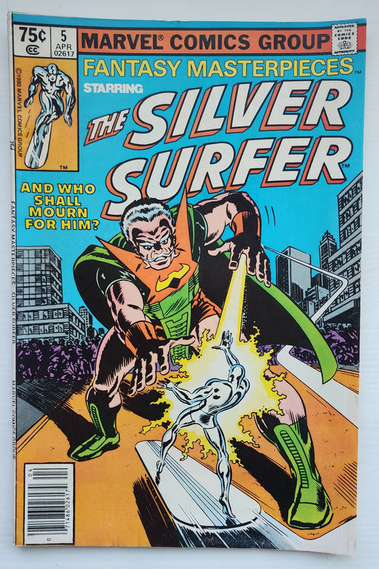 FANTASY MASTERPIECES #5 SILVER SURFER NEWSSTAND 1980 Fantasy Masterpieces MARVEL COMICS