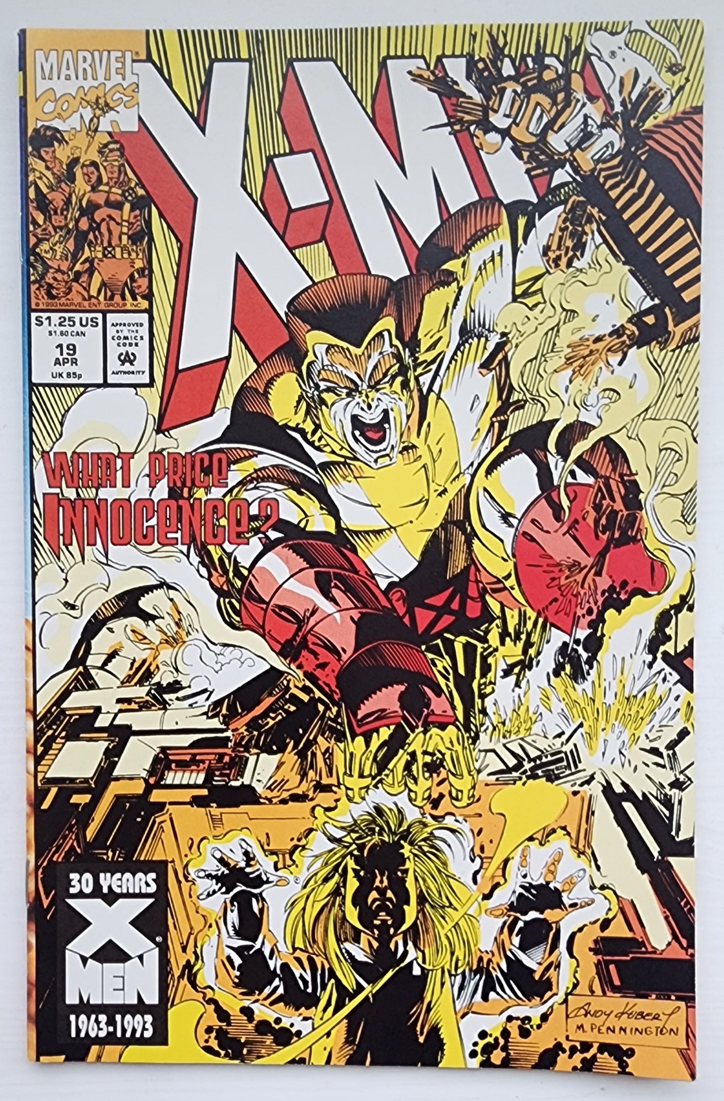 X-MEN #19 1993 [I01] X-Men MARVEL COMICS