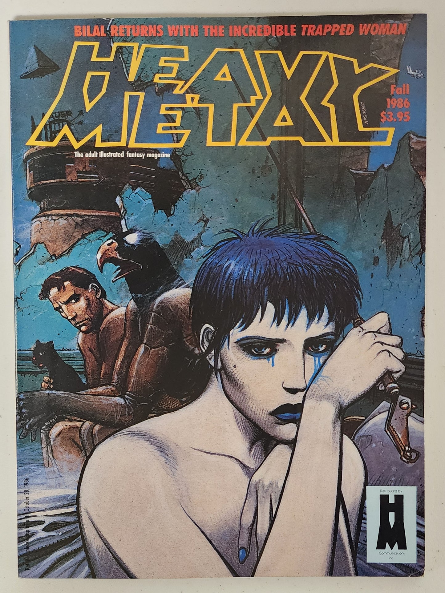 HEAVY METAL QUARTERLY MAGAZINE FALL 1986 HEAVY METAL MAGAZINE
