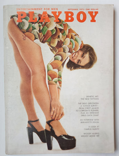 PLAYBOY MAGAZINE SEPTEMBER 1972 Playboy PLAYBOY