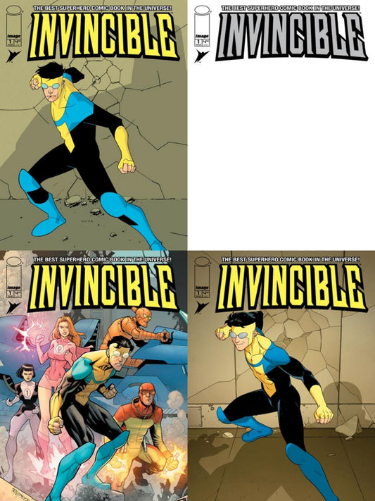 03/11/2026 INVINCIBLE FOIL EDITION #1 REPRINT SET OF 4 COVERS IMAGE COMICS
