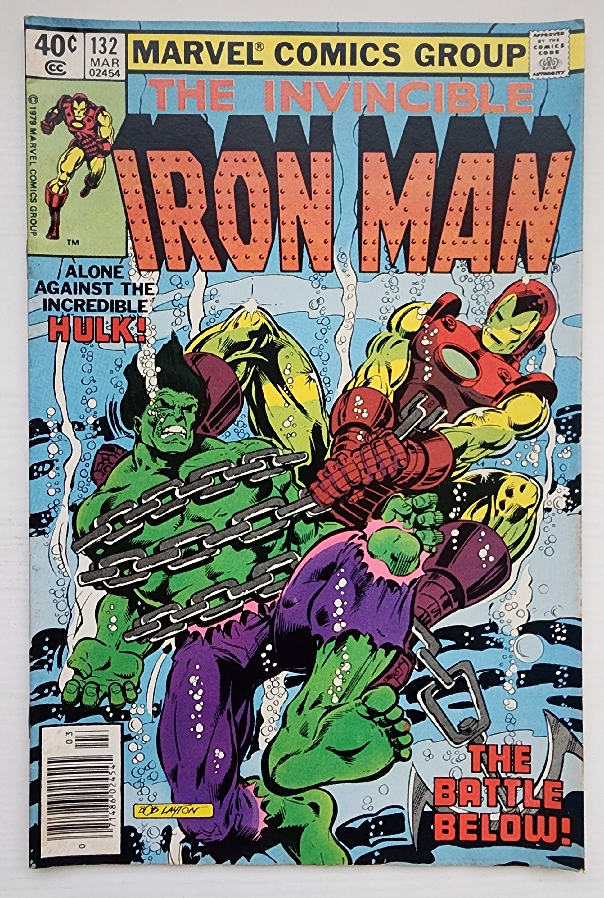 IRON MAN #132 NEWSSTAND 1980 [P02] Iron Man MARVEL COMICS