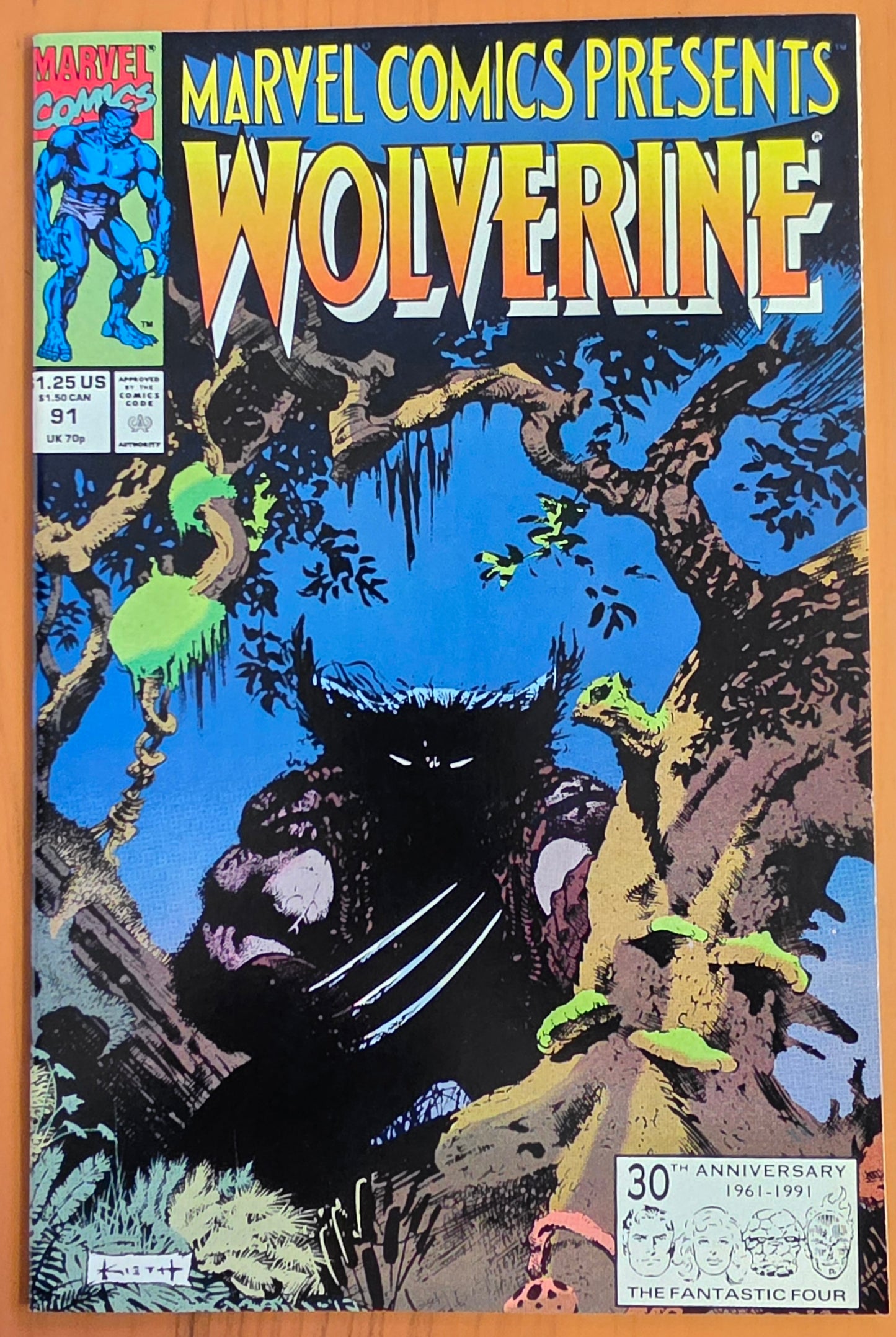 MARVEL COMICS PRESENTS #91 1991 SAM KIETH [J01] Marvel Comics Presents MARVEL COMICS