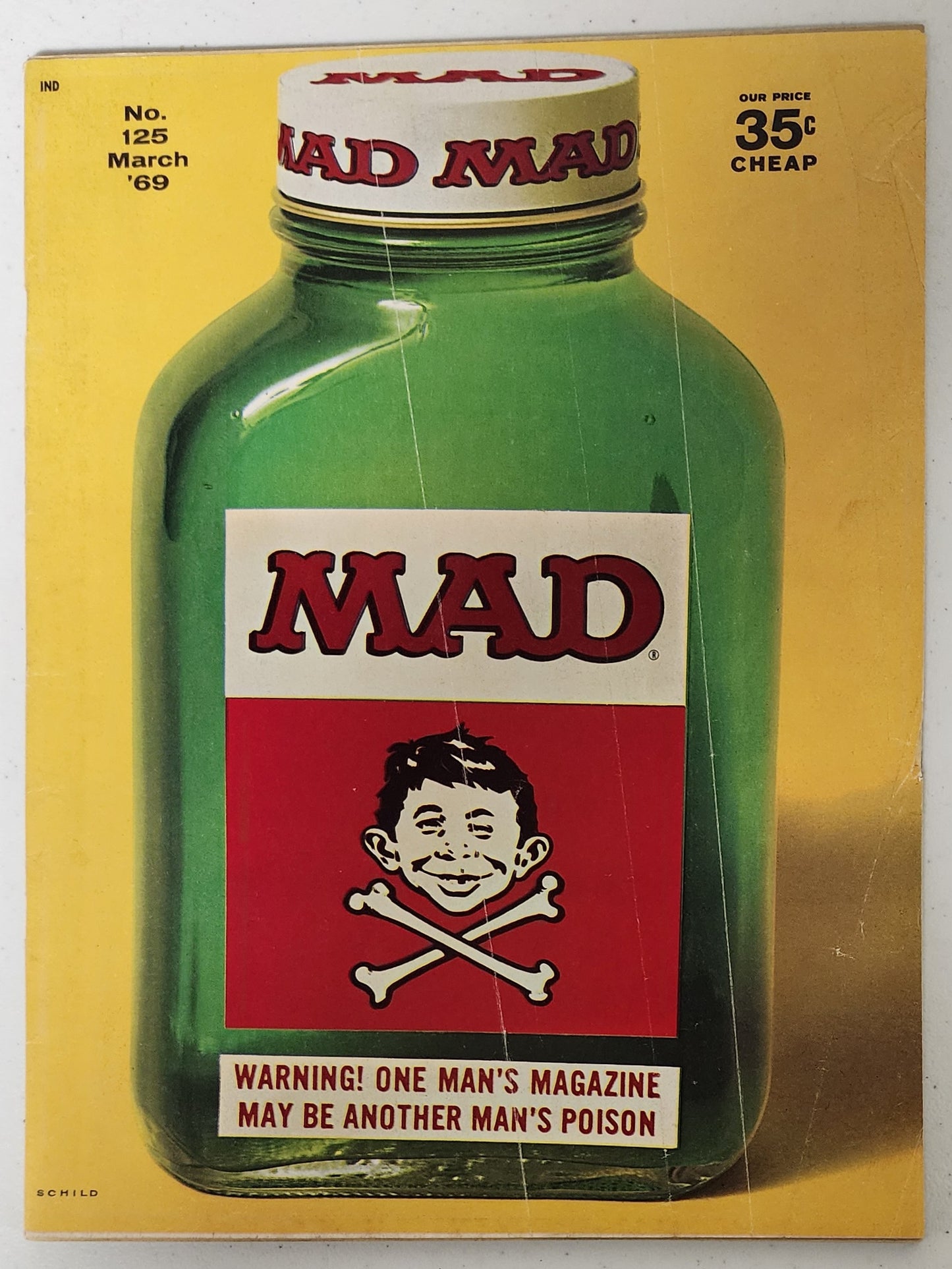 MAD MAGAZINE #125 1969 Mad Magazine MAD