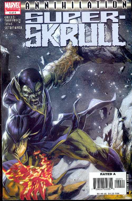 ANNIHILATION SUPER SKRULL #1-#4 DELLOTTO SET 2006 Annihilation MARVEL COMICS