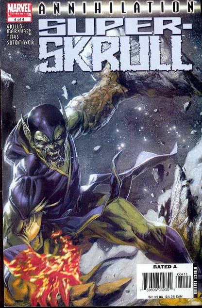 ANNIHILATION SUPER SKRULL #1-#4 DELLOTTO SET 2006 Annihilation MARVEL COMICS