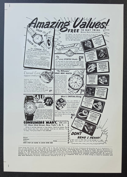 EC COMICS TALES FROM THE CRYPT #26 PRINT EC Comics EC Comics
