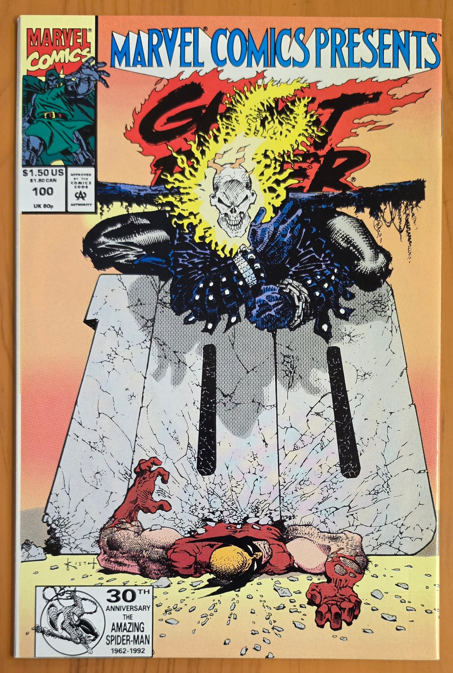 MARVEL COMICS PRESENTS #100 1992 SAM KIETH [J02] Marvel Comics Presents MARVEL COMICS