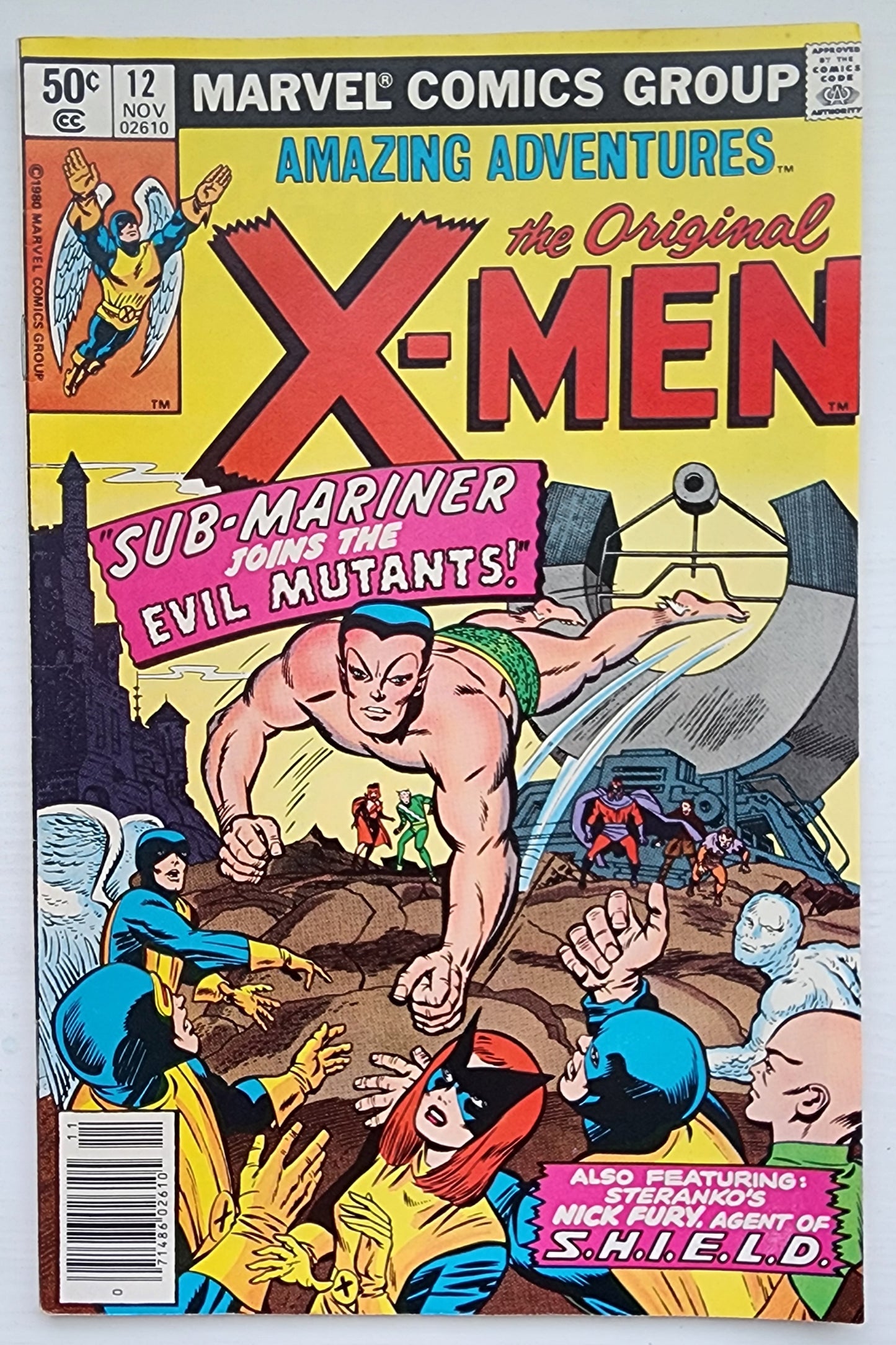 AMAZING ADVENTURES FEATURING X-MEN #12 NEWSSTAND 1980 Amazing Adventures MARVEL COMICS